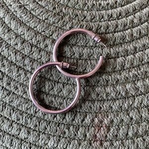 Monet vintage hoop earrings